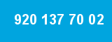 920 137 70 02